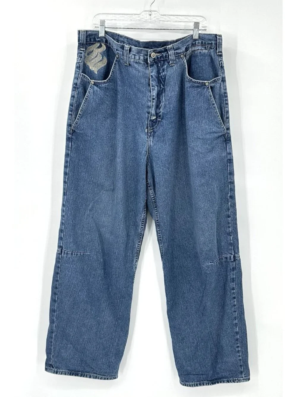 Y2K ROCAWEAR JEANS relaxed baggy denim 40 streetwear hip hop urban 90s retro